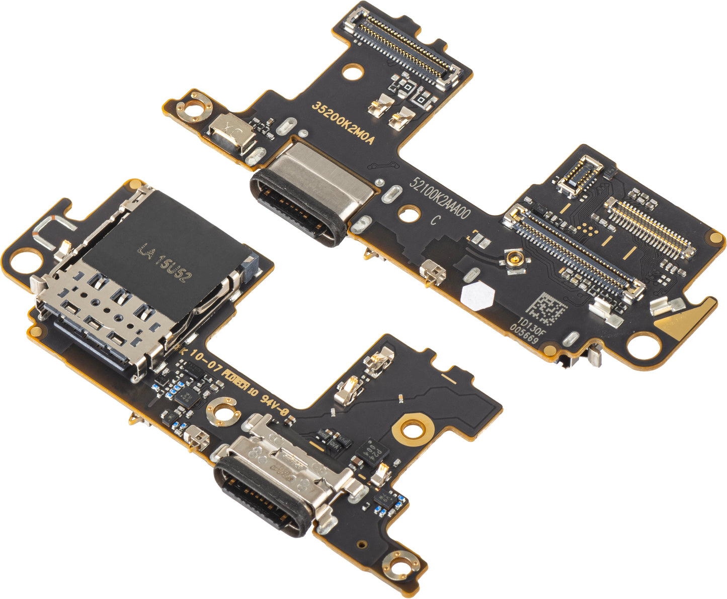 Ploča s konektorom za punjenje - Mikrofon - Modul čitača SIM Xiaomi Mi 11 5G, Service Pack 56000F00K200