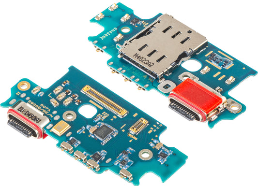 Ploča s konektorom za punjenje - Mikrofon - Modul čitača SIM kartica Samsung Galaxy S24+ S926, Service Pack GH96-16542A