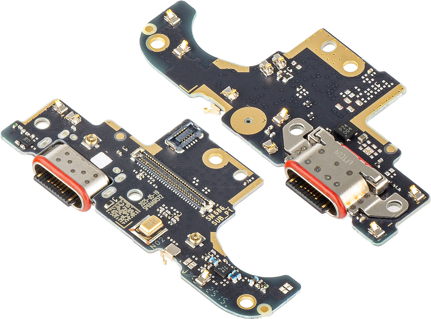 Ploča s konektorom za punjenje - Mikrofon Motorola Moto G86, Service Pack 5B28C30464