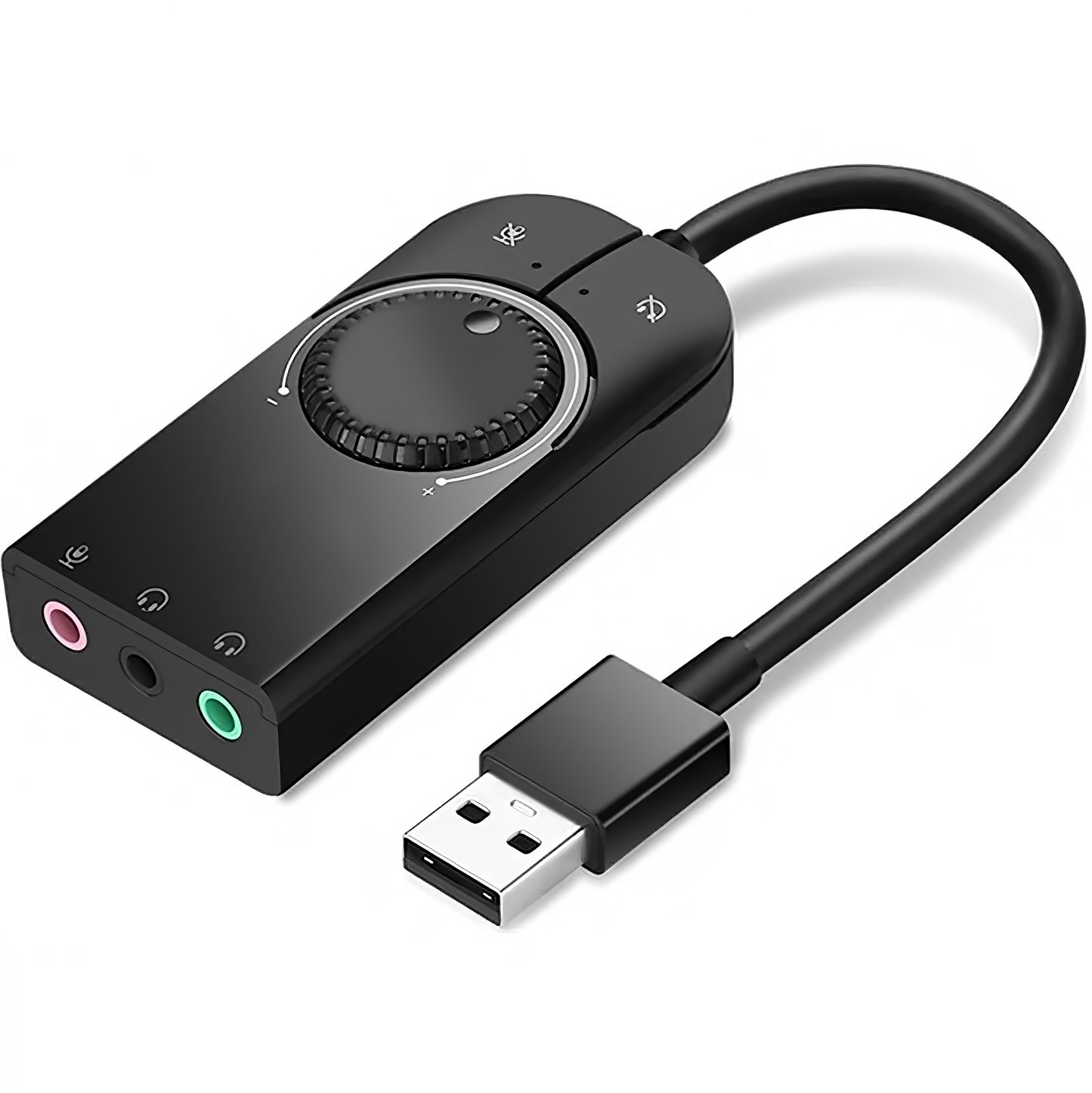 USB zvučna kartica UGREEN CM129, 3 x Jack 3.5mm, Crna