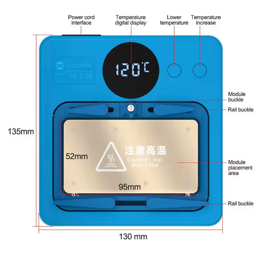 Plita PCB Sunshine SS-T12B za Apple iPhone / Android seriju