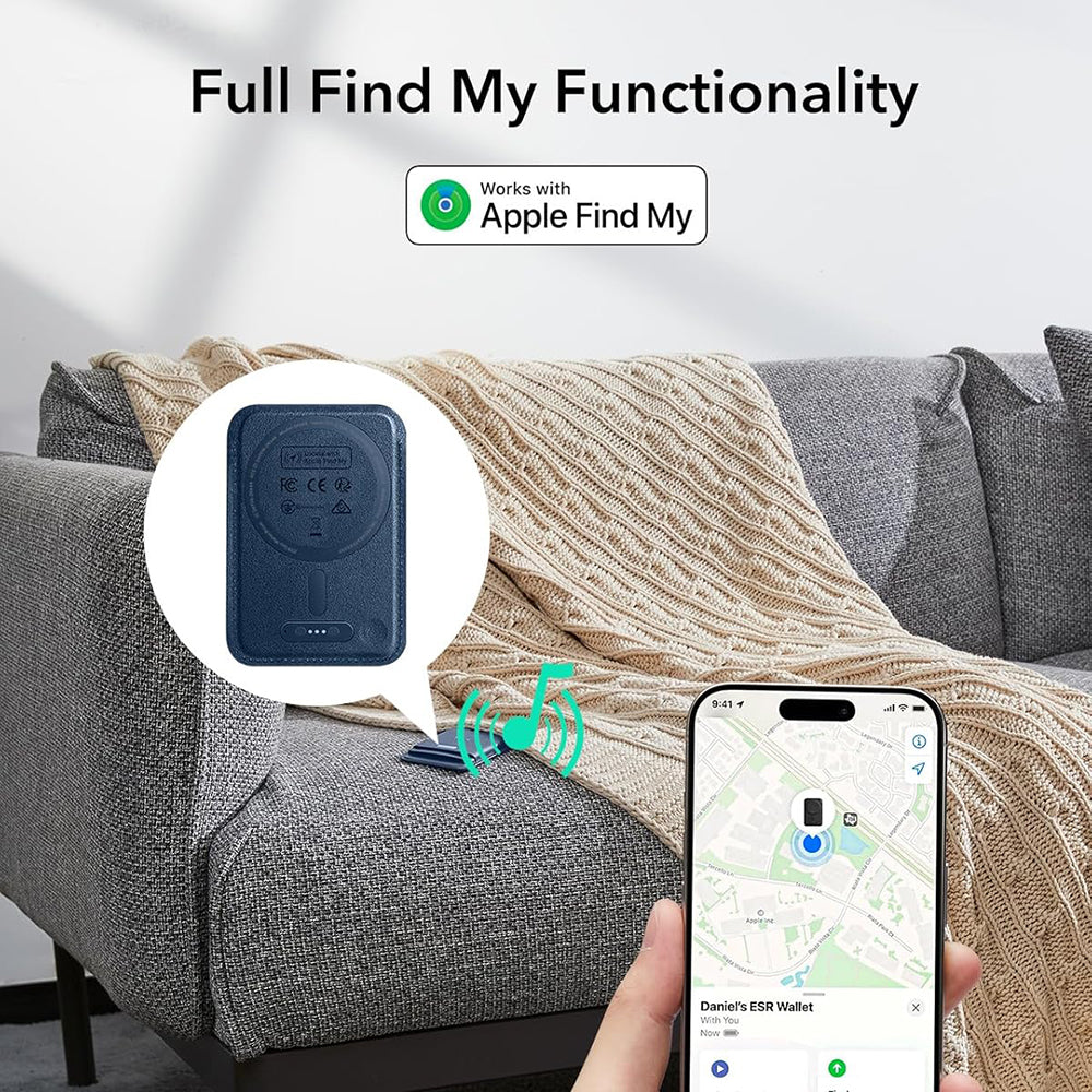 Novčanik Magsafe, ESR, Classic Geo, Tamnoplavi