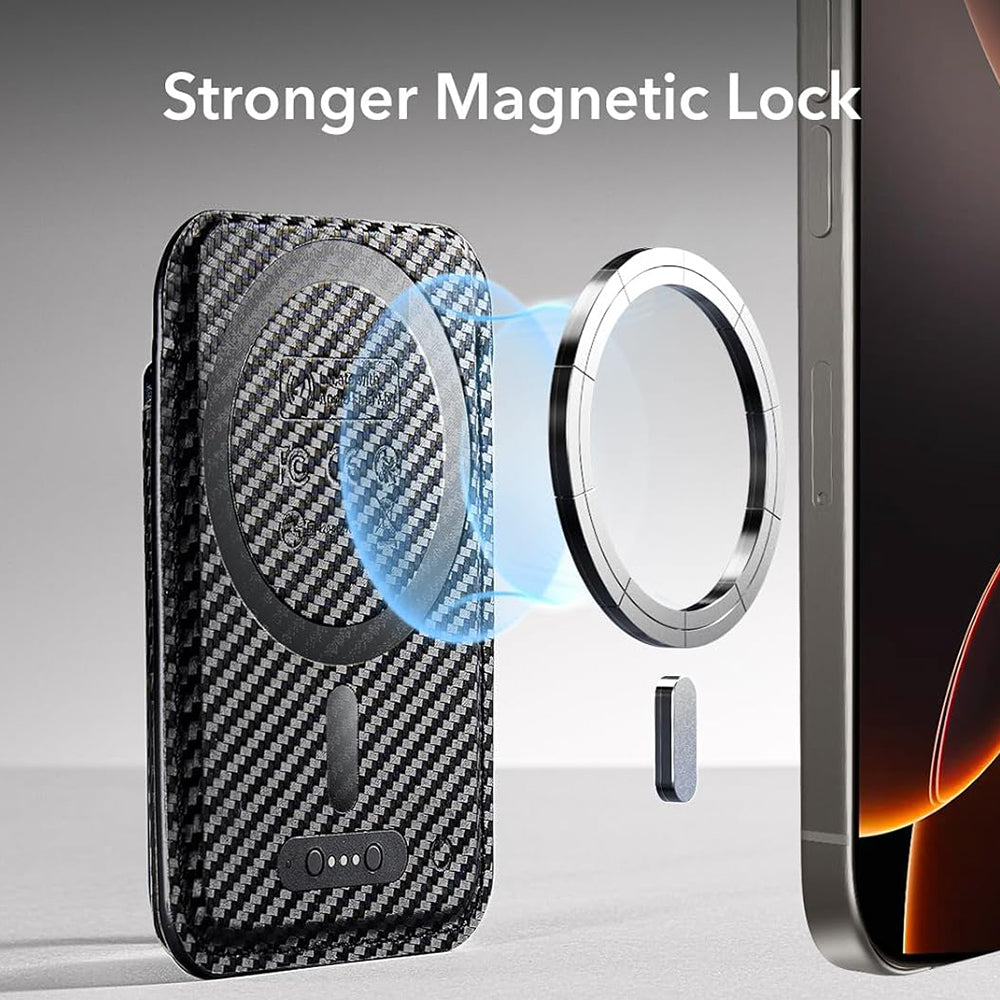 Novčanik Magsafe, ESR, Classic Geo Carbon, Crna