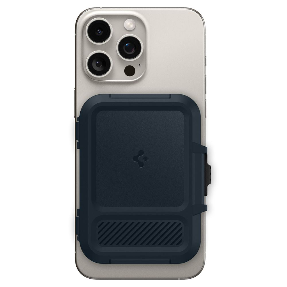 Novčanik Magsafe, Spigen, Lock Fit, Crni