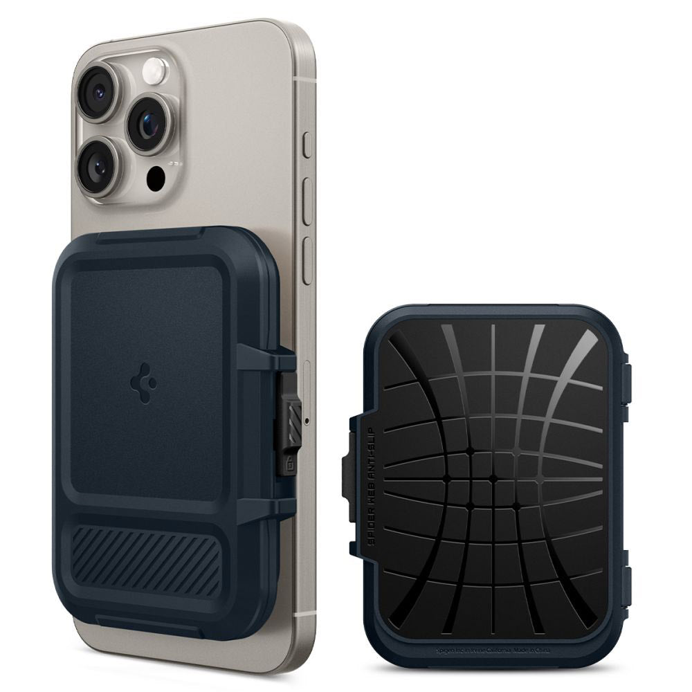 Novčanik Magsafe, Spigen, Lock Fit, Crni