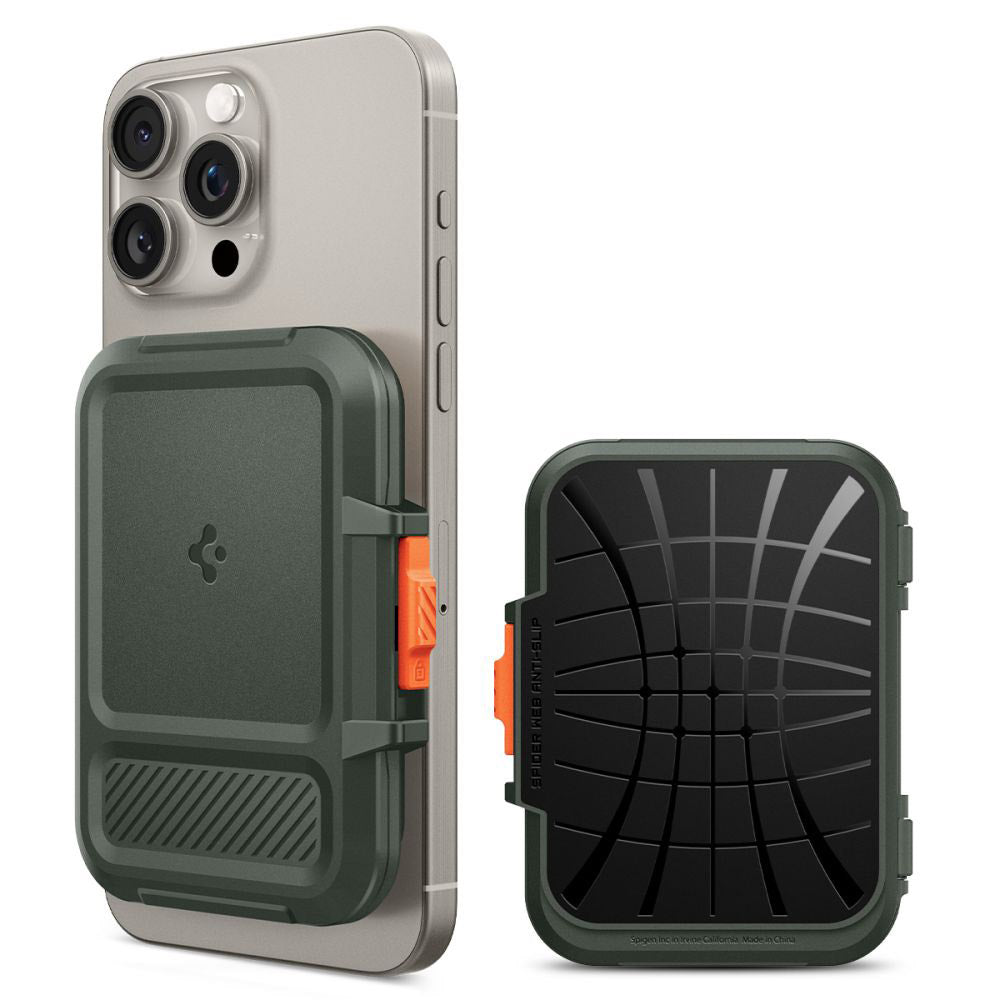 Novčanik Magsafe, Spigen, Lock Fit, Zelena