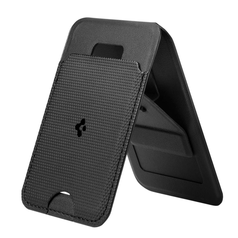Portofel MagSafe, Spigen, Slim Fold S314-1, Crni AFA10405