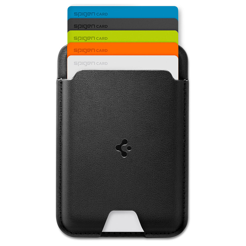 MagSafe novčanik, Spigen, Valentinus MagFit, Crna AFA11337