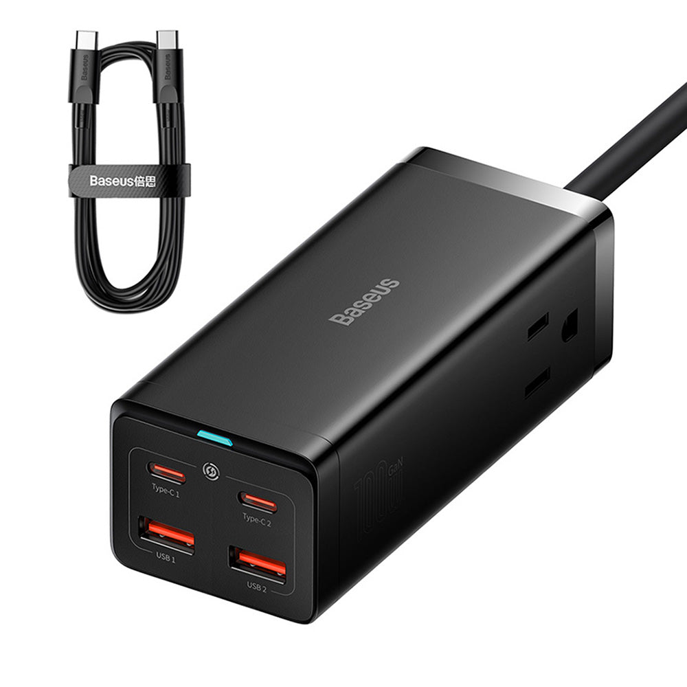 Produžni kabel Baseus PowerCombo US, 1 x Utičnica, Crni PSZM000201
