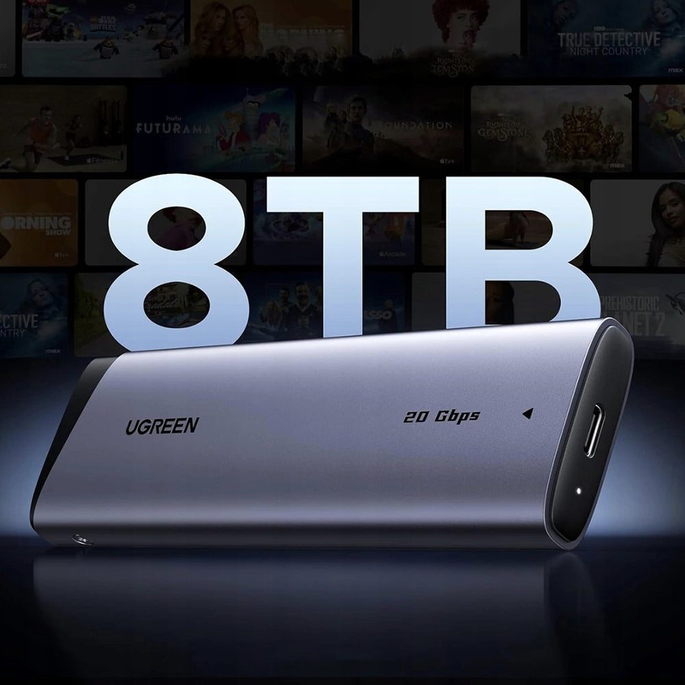 Rack UGREEN CM767 (55150) za SSD M.2 NVMe, Sivi