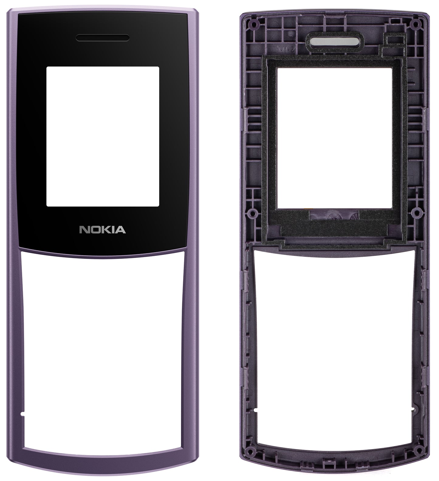 Prednji poklopac za Nokia 105 4G 2nd Edition, ljubičasti