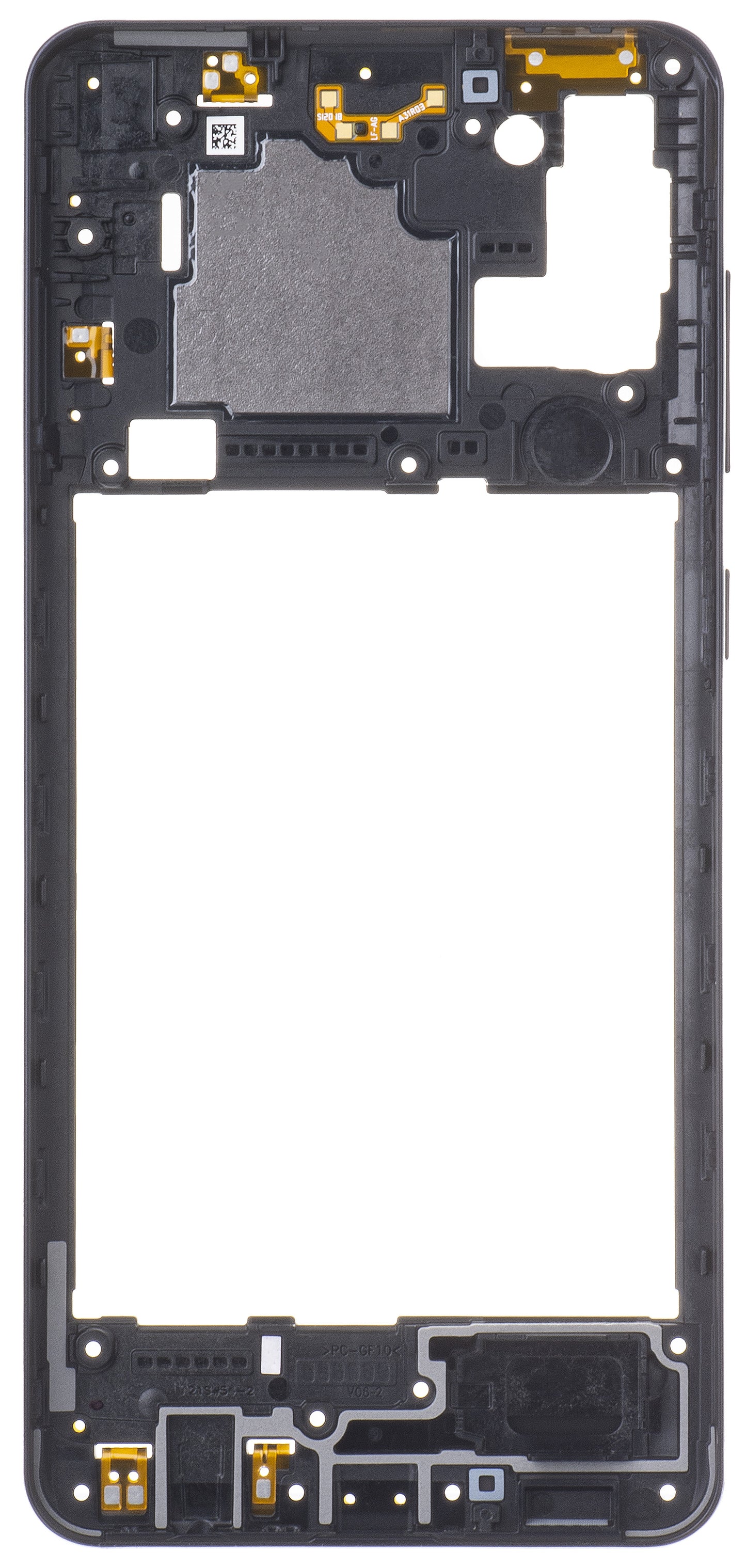 Srednji okvir Samsung Galaxy A21s A217, Crni