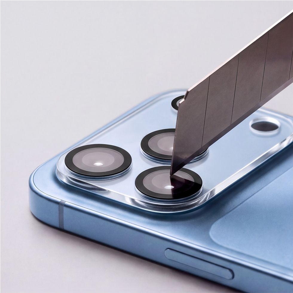 Okvir zaštite stražnje kamere Tech-Protect Cam Fit+ za Apple iPhone 18 Pro Max, kaljeno staklo, prozirno