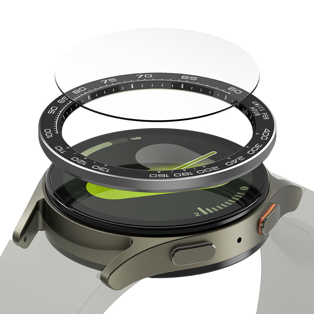 Okvir zaštite Ringke Premium Styling za Samsung Galaxy Watch7 40mm, Model 1, Crni