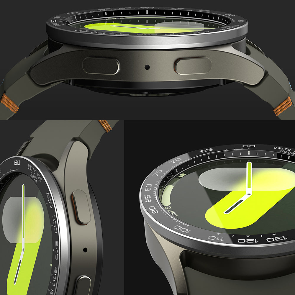Okvir zaštite Ringke Premium Styling za Samsung Galaxy Watch7 40mm, Model 1, Crni