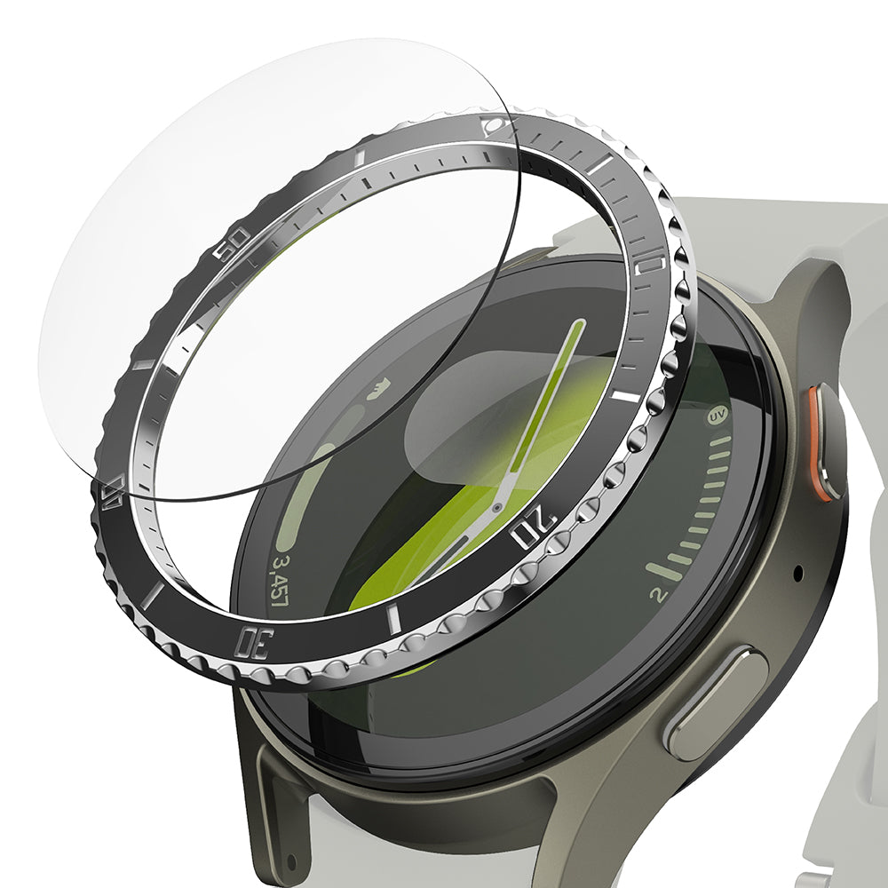 Okvir zaštite Ringke Premium Styling za Samsung Galaxy Watch7 40mm, Model 4, Crni