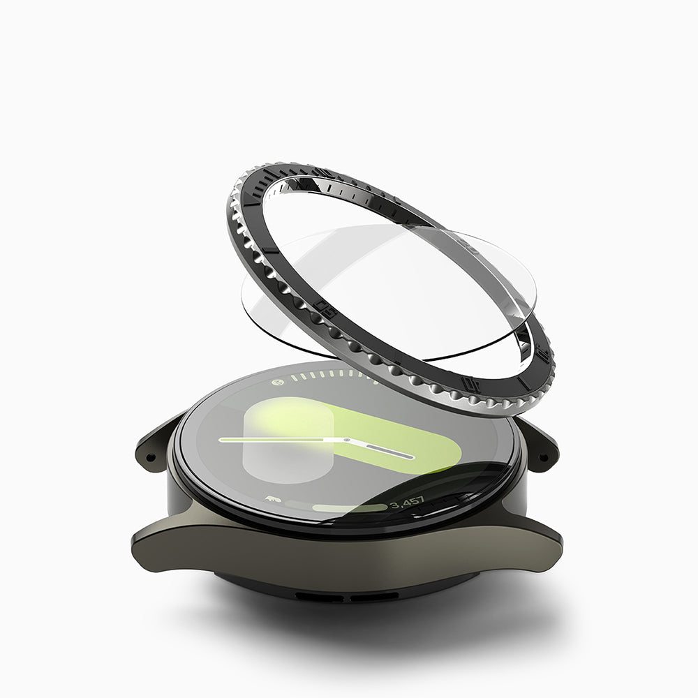 Okvir zaštite Ringke Premium Styling za Samsung Galaxy Watch7 44mm, Model 3, Crni