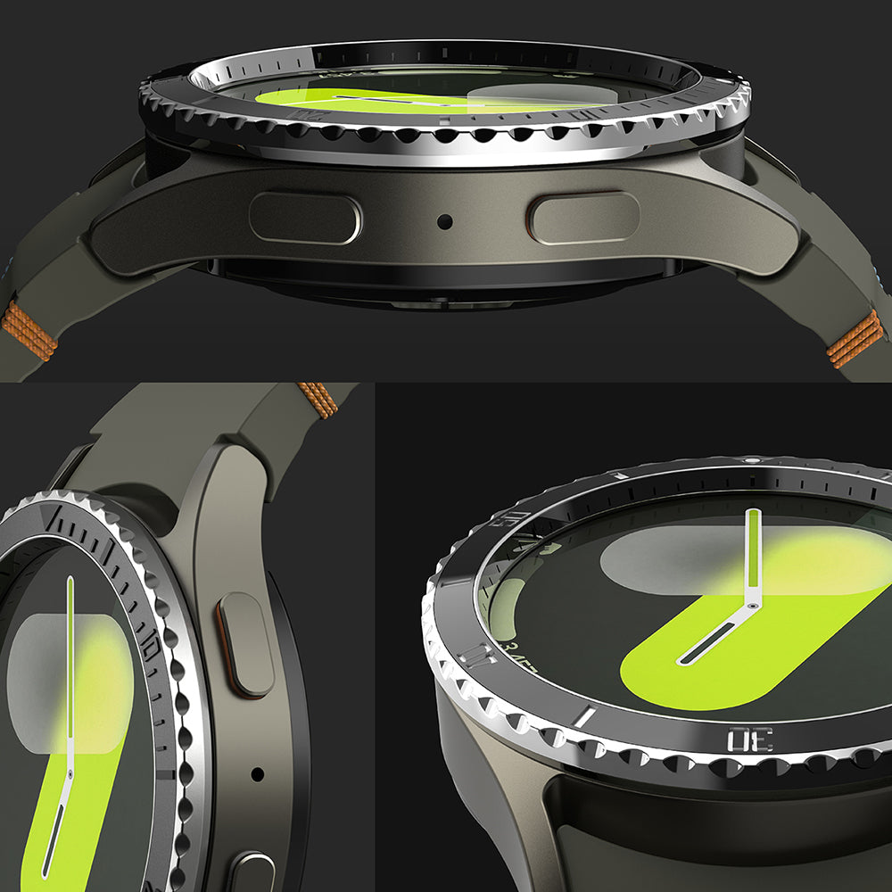 Okvir zaštite Ringke Premium Styling za Samsung Galaxy Watch7 44mm, Model 4, Crni