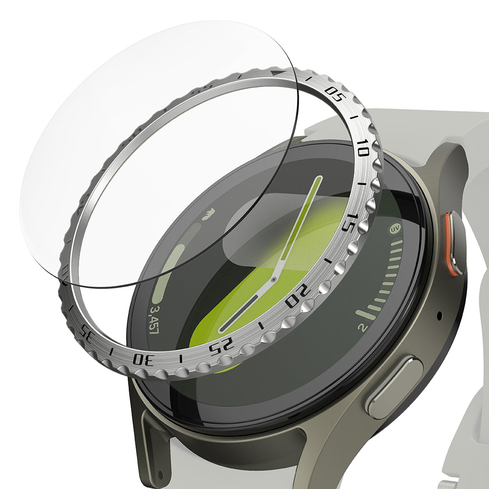 Okvir zaštite Ringke Styling za Samsung Galaxy Watch7 44mm, Model 5, Srebrni
