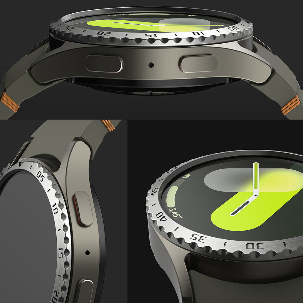 Okvir zaštite Ringke Styling za Samsung Galaxy Watch7 44mm, Model 5, Srebrni