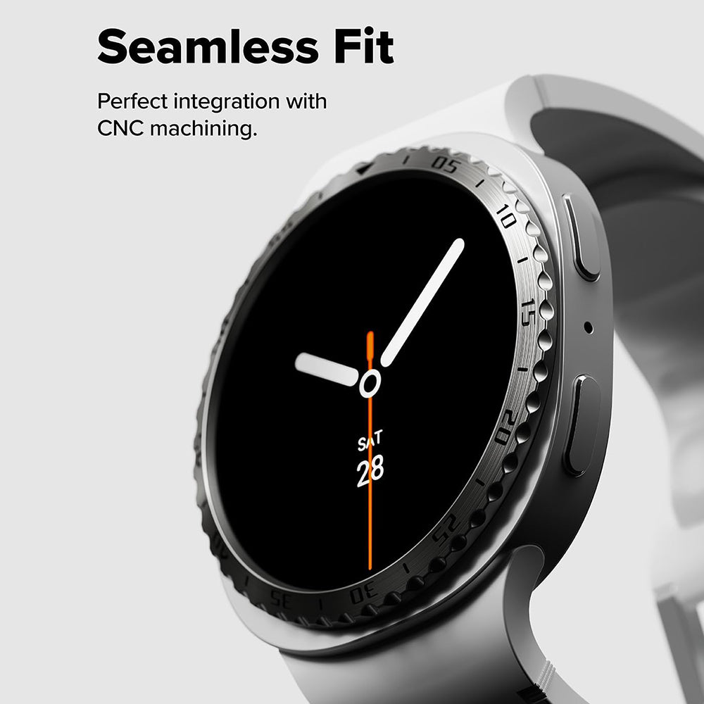 Okvir zaštite Ringke Inner Styling za Samsung Galaxy Watch8 Classic, Srebrni