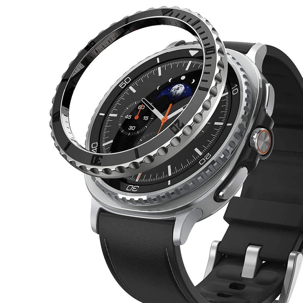 Okvir zaštite Ringke Premium Styling za Samsung Galaxy Watch8 Classic, Crni