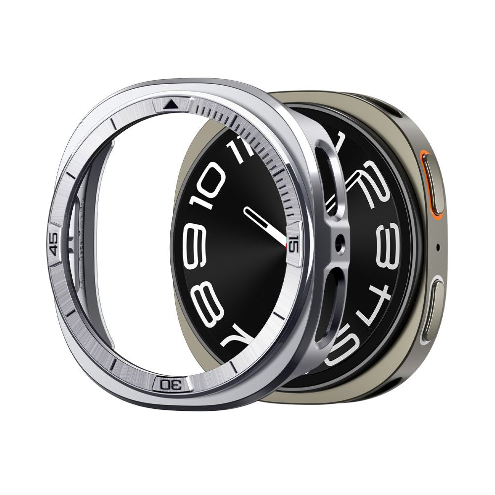 Okvir zaštite Spigen Tune Pro Pilot za Samsung Galaxy Watch8 44mm, Srebrni