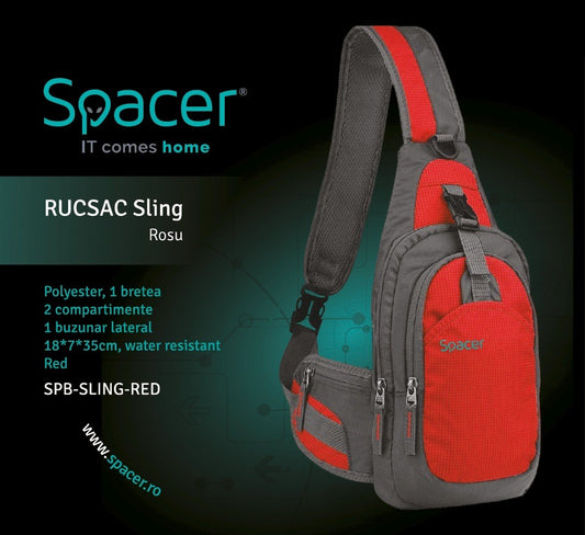 Ruksak Spacer Sling za Tablet max. 8 inča, Crvena