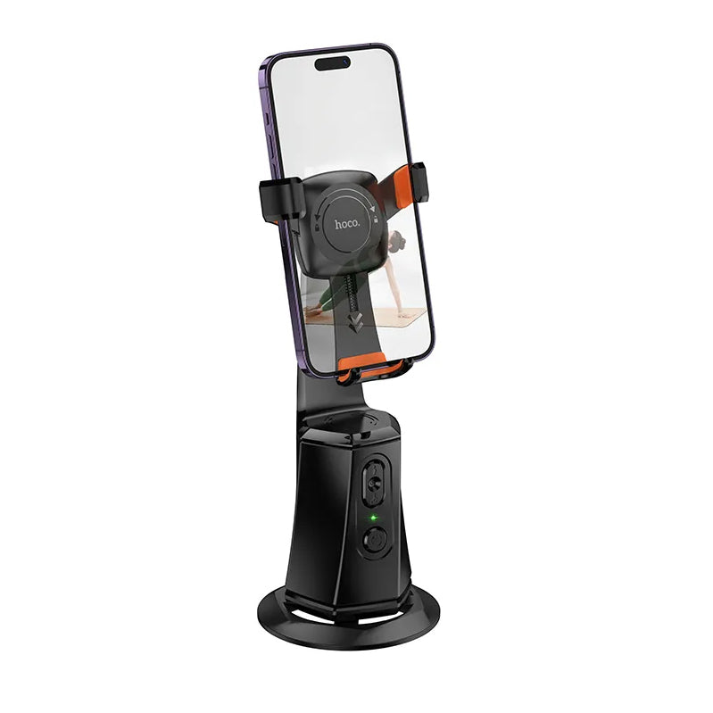 Podrška HOCO K26 Face Tracking 360, Univerzalna, Crna