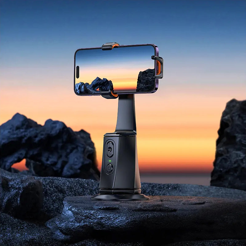 Podrška HOCO K26 Face Tracking 360, Univerzalna, Crna