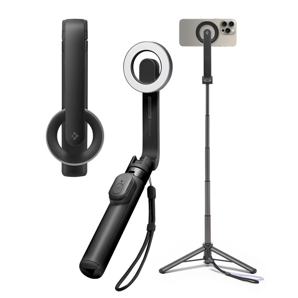 Selfie Stick Bluetooth Spigen S571W, Univerzalan, Crni