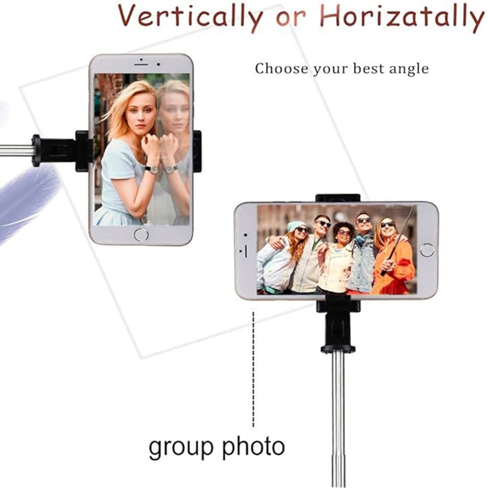 Selfie Stick Bluetooth Techsuit K07, Univerzalan, Crni