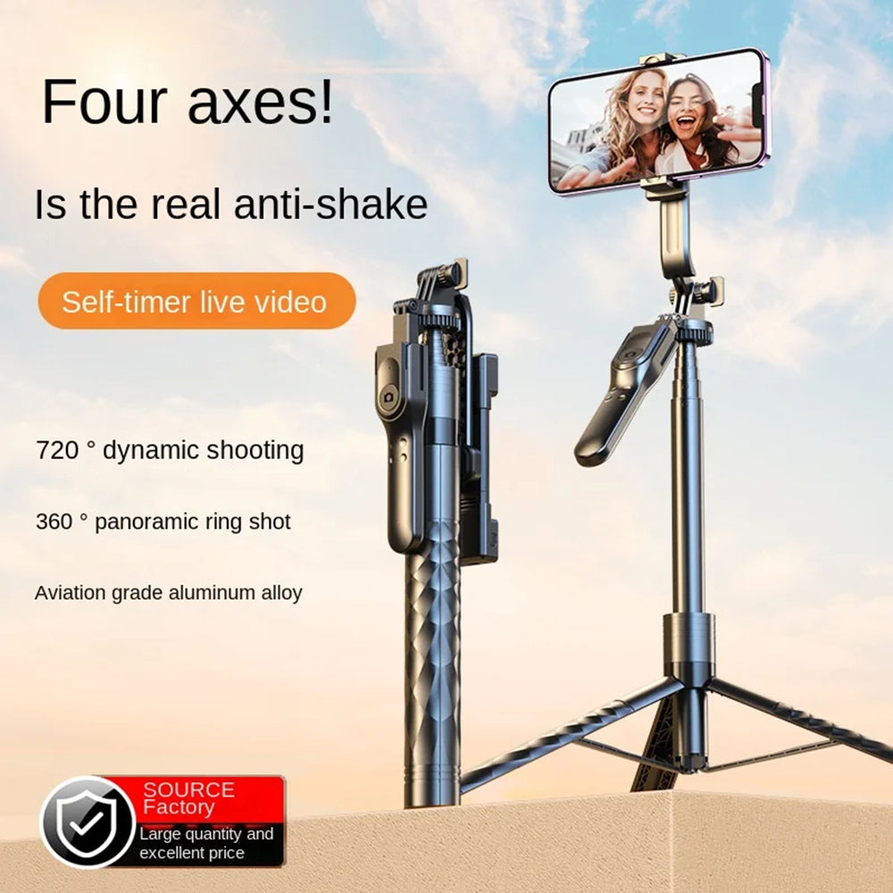 Selfie Stick Bluetooth Techsuit K28, Univerzalan, Crni