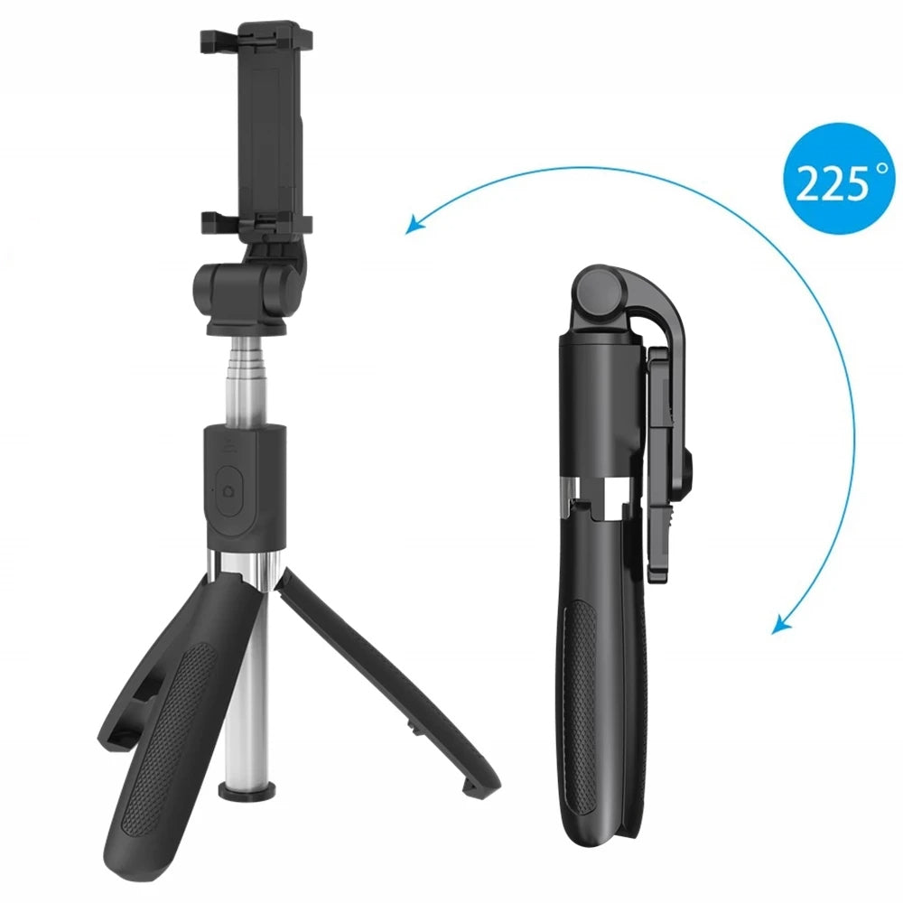 Selfie Stick Bluetooth Techsuit L01, Univerzalan, Crni