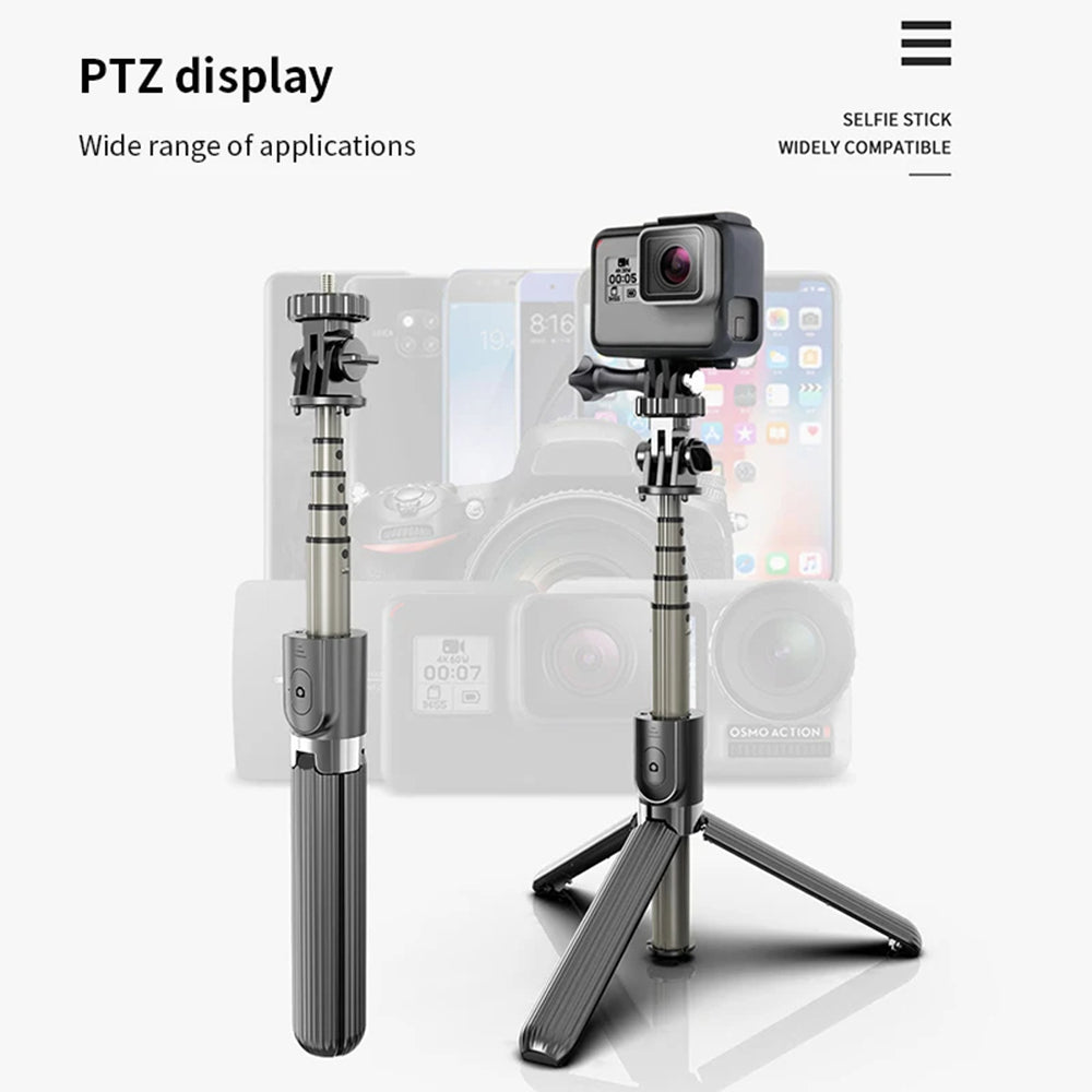 Selfie Stick Bluetooth Techsuit L03, Univerzalan, Crni