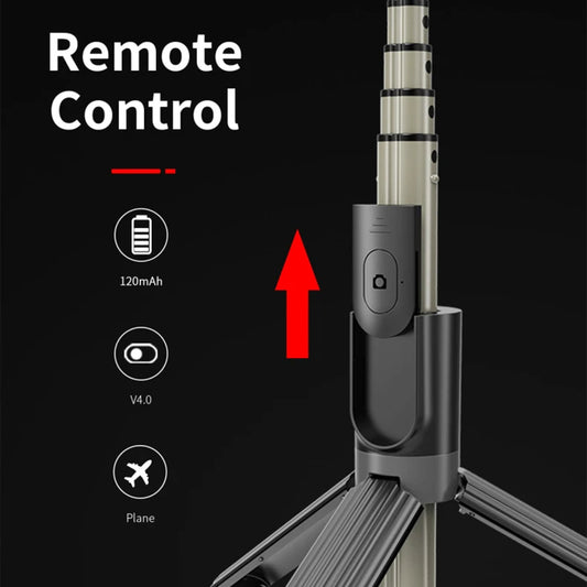 Selfie Stick Bluetooth Techsuit L07, Univerzalan, Crni