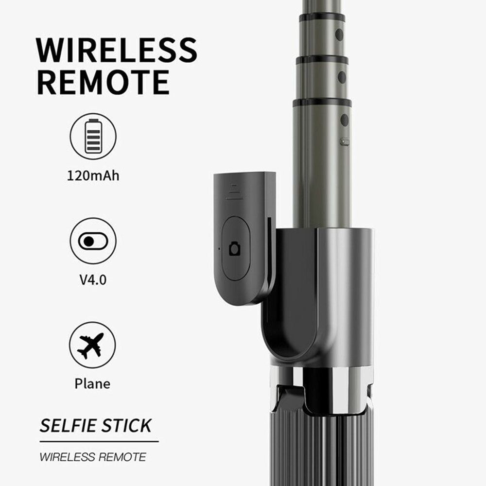 Selfie Stick Bluetooth Techsuit L08, Univerzalan, Crni