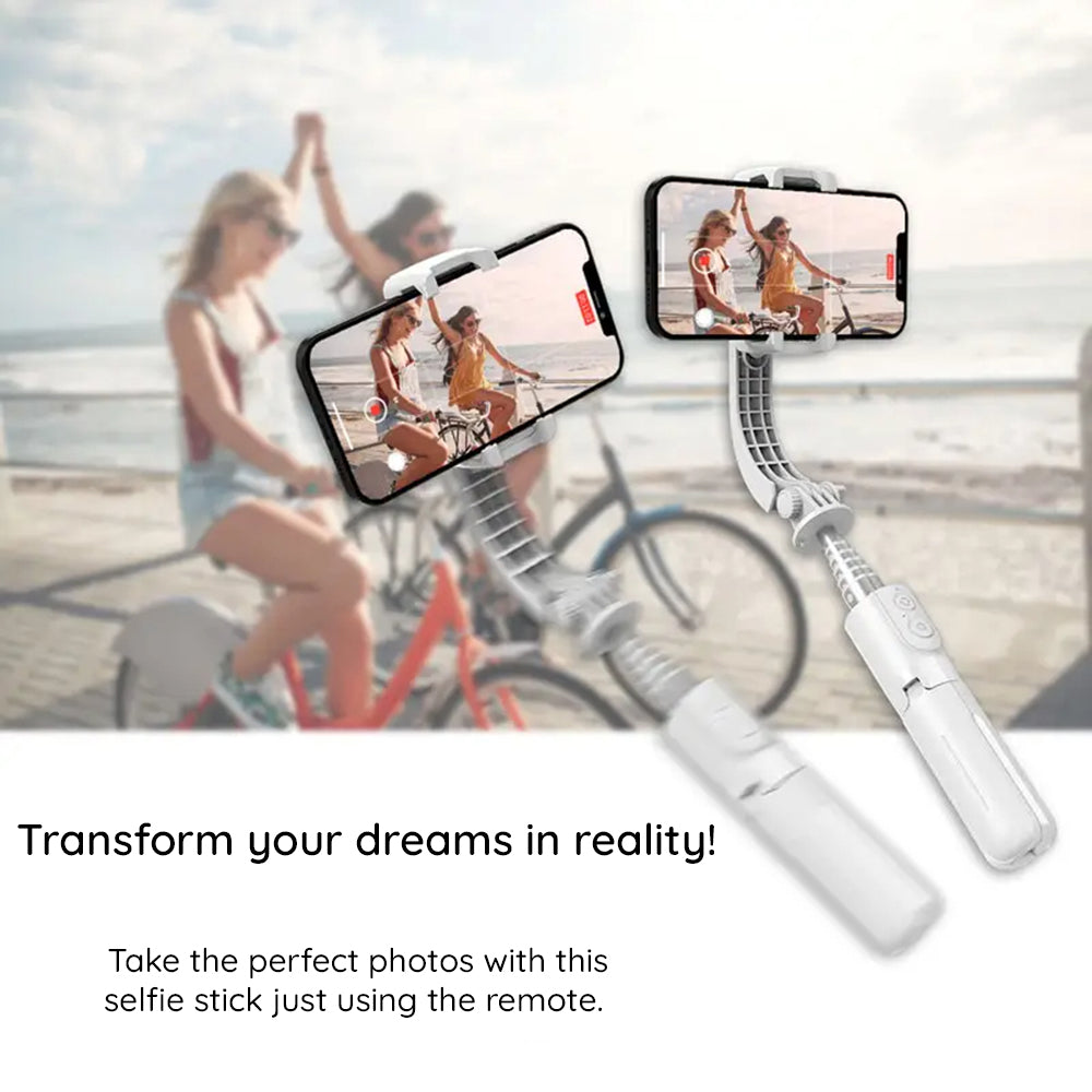 Selfie Stick Bluetooth Techsuit L08Mini, Univerzalan, Crni