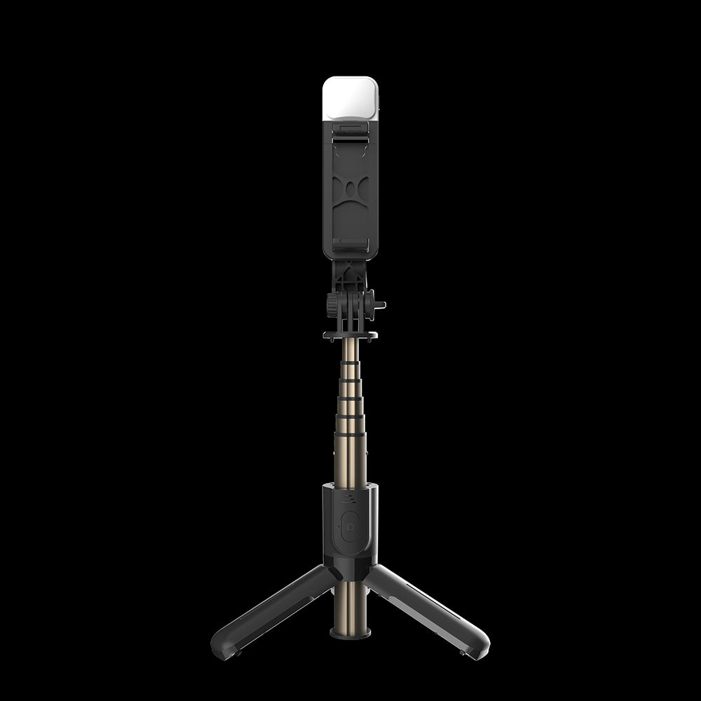 Selfie Stick Bluetooth Techsuit L10s, Univerzalan, Crni