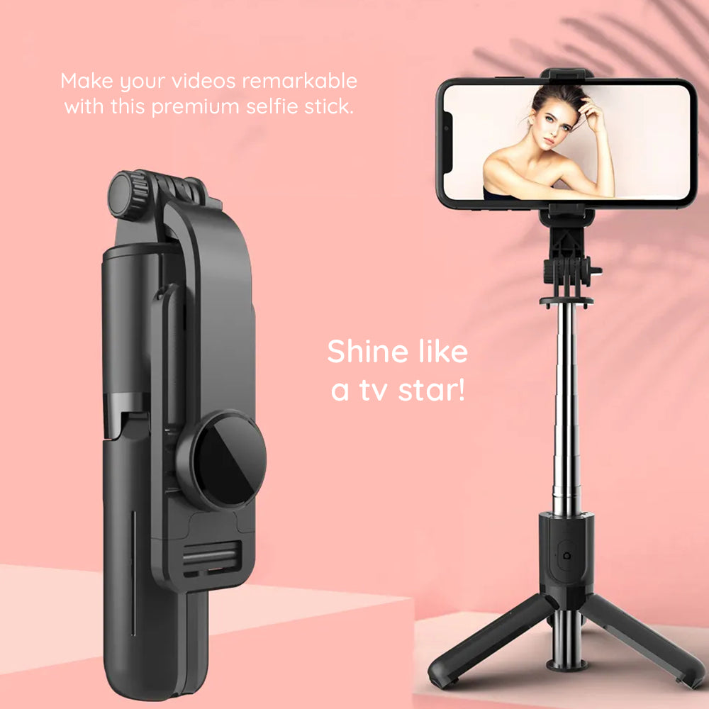 Selfie Stick Bluetooth Techsuit L11, Univerzalan, Crni