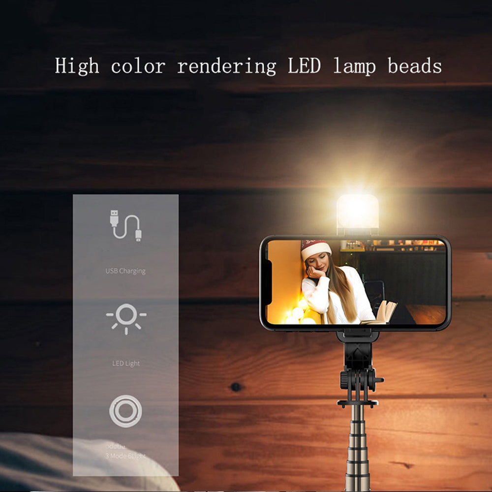 Selfie Stick Bluetooth Techsuit L11s, Univerzalan, Crni