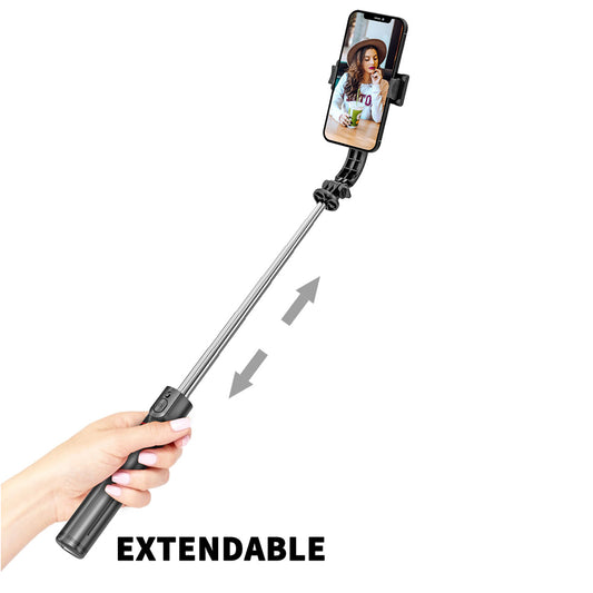 Selfie Stick Bluetooth Techsuit L13, Univerzalan, Crni