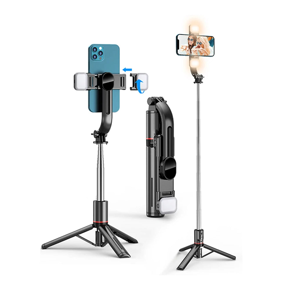 Selfie Stick Bluetooth Techsuit L13d, Univerzalan, Crni