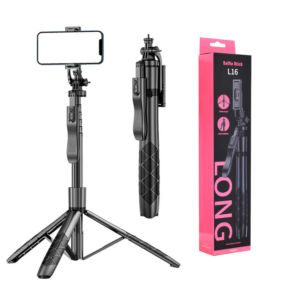 Selfie Stick Bluetooth Techsuit L16, Univerzalan, Crni