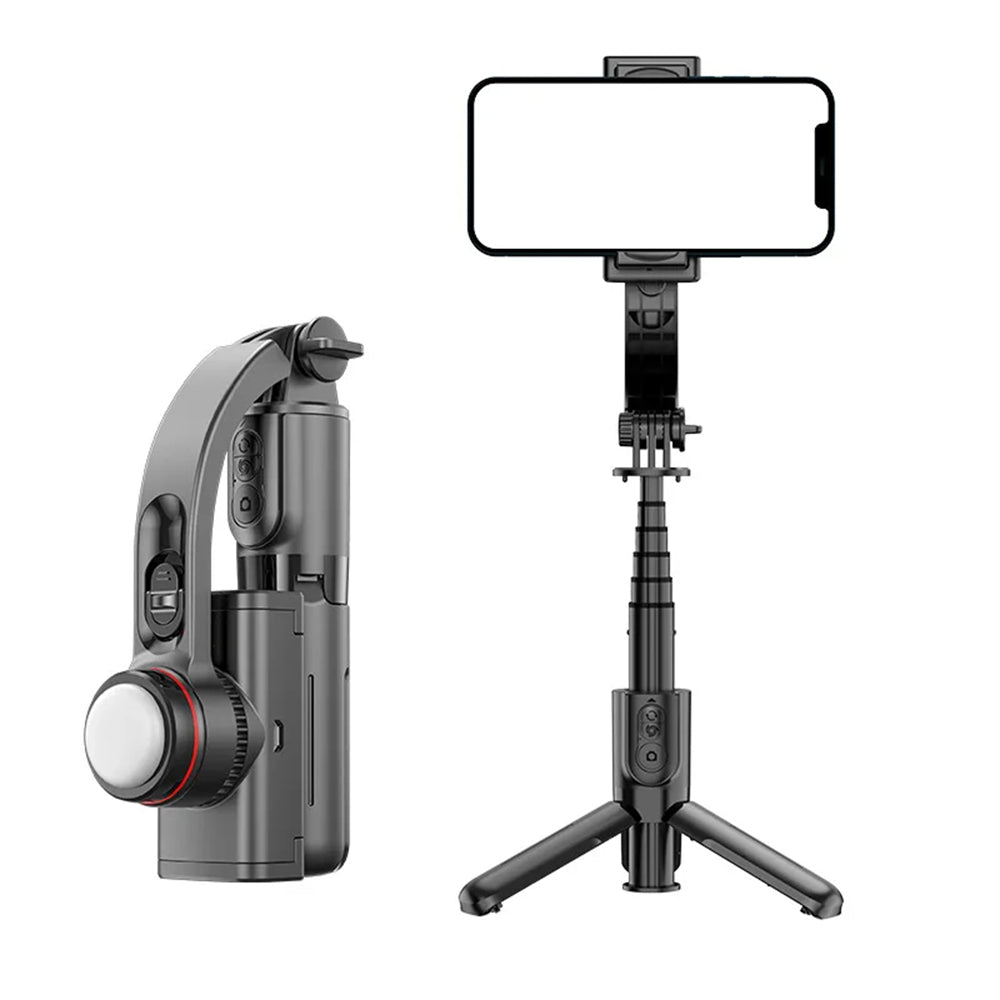 Selfie Stick Bluetooth Techsuit L18sMini, Univerzalan, Crni