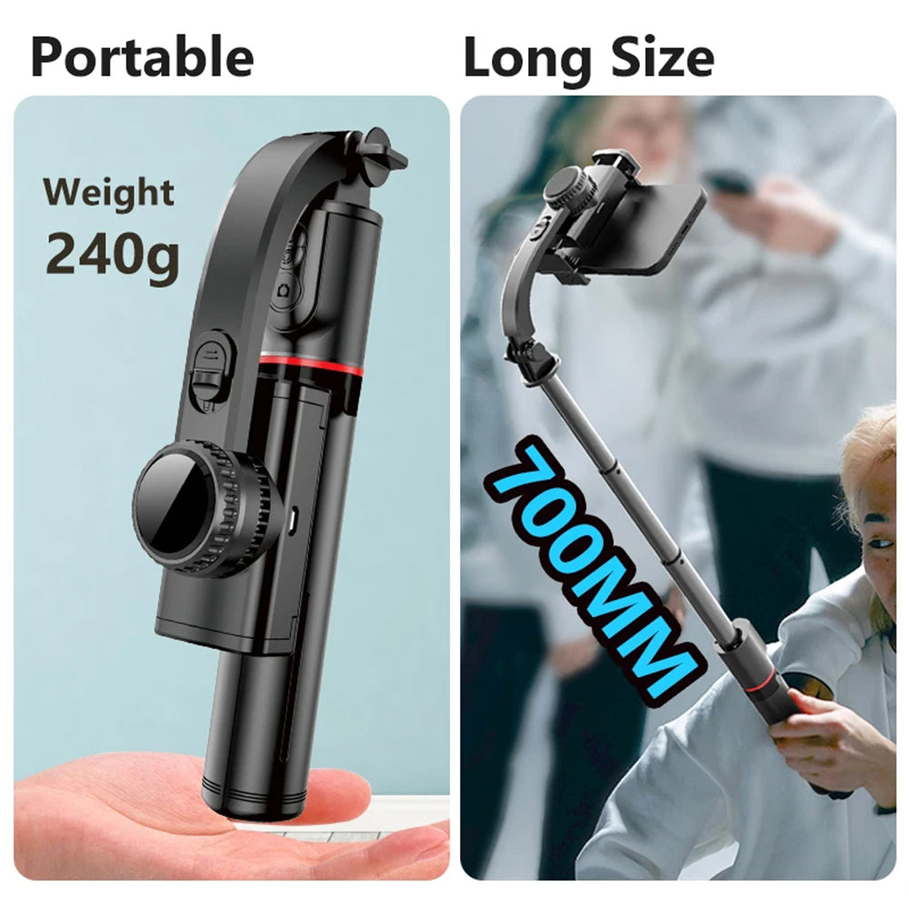 Selfie Stick Bluetooth Techsuit L19, Univerzalan, Crni