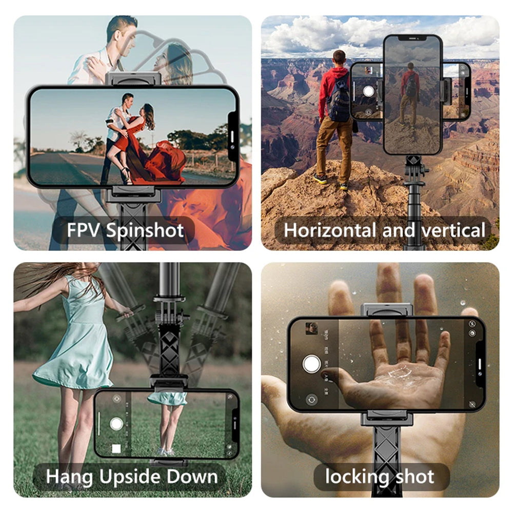 Selfie Stick Bluetooth Techsuit L19, Univerzalan, Crni