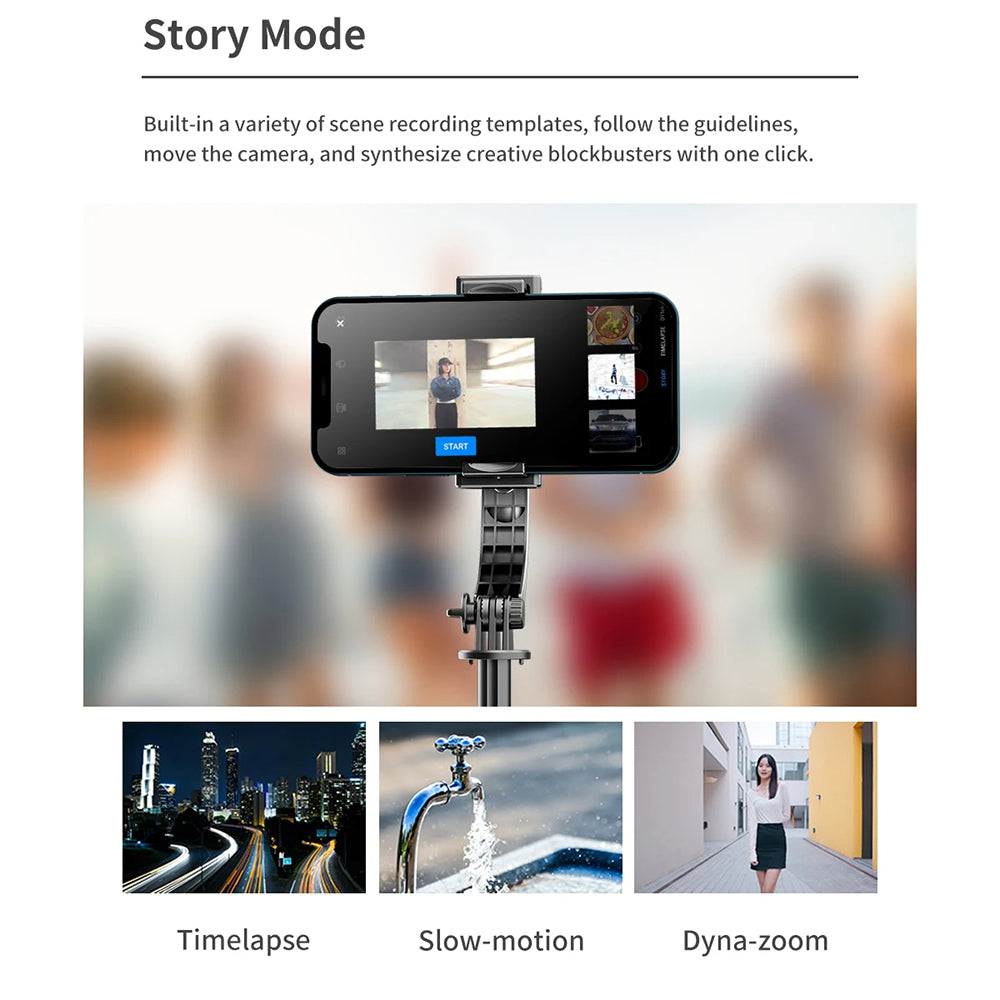 Selfie Stick Bluetooth Techsuit L19s, Univerzalan, Crni