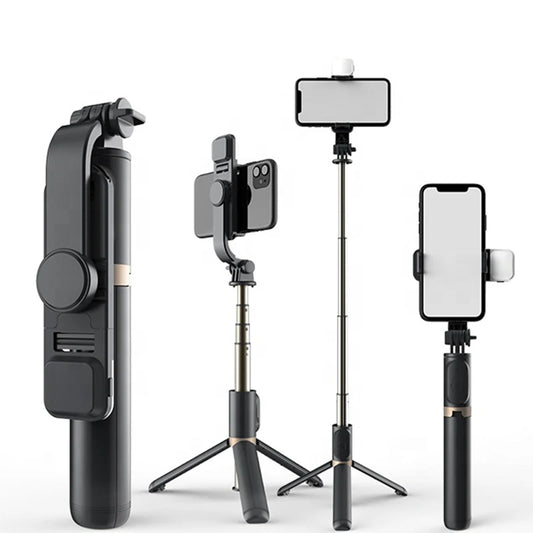 Selfie Stick Bluetooth Techsuit Q03s, Univerzalan, Crn