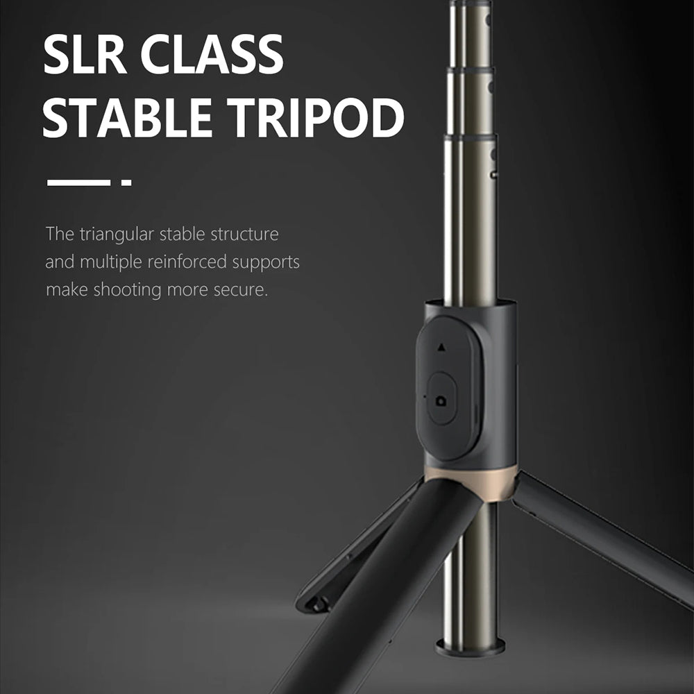 Selfie Stick Bluetooth Techsuit Q03s, Univerzalan, Crn
